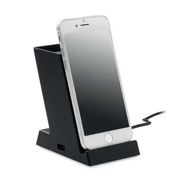 BLOCK Wireless charger 15W in ABS Black