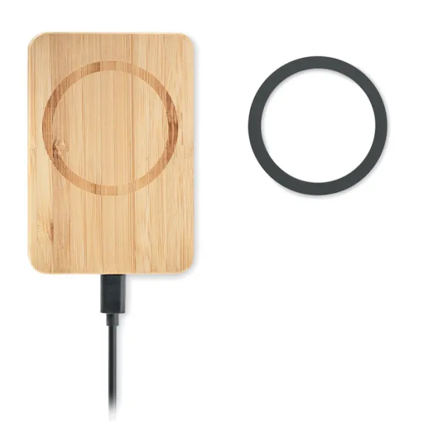 NAGO Magnetic wireless charger 15W Wood