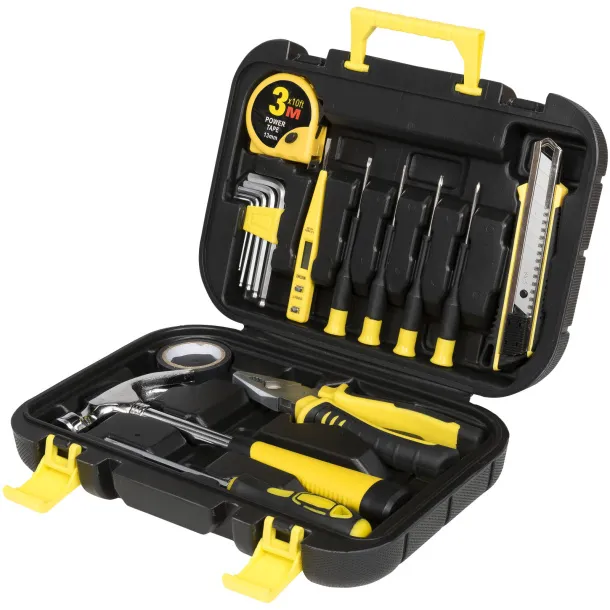 Sounion 16-piece tool box - STAC Solid black