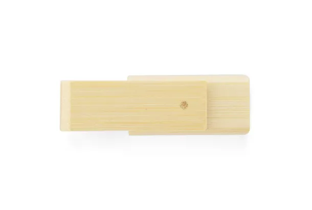 TWISTER USB memorija od bambusa - 16 GB Smeđa