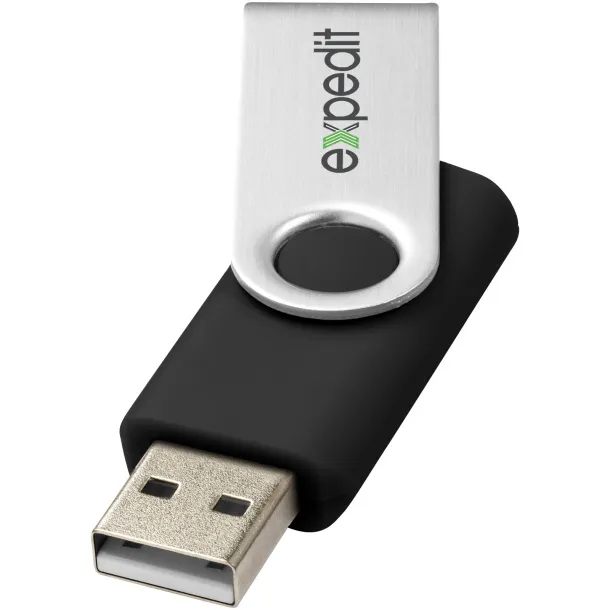 Rotate-basic 16GB USB flash drive Solid black