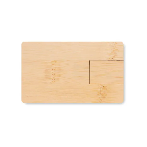 CREDITCARD PLUS 16GB bamboo casing USB Wood