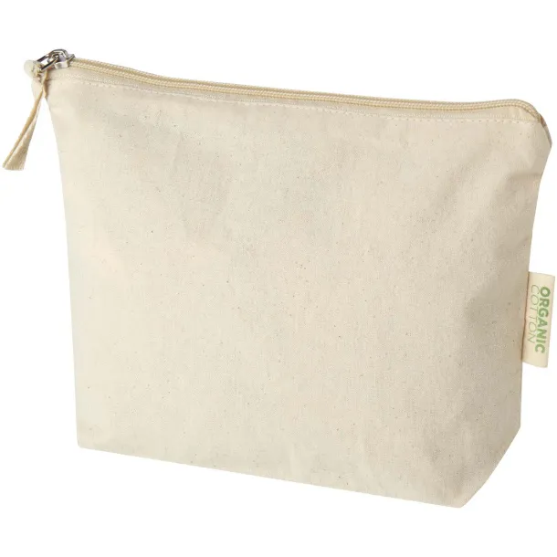 Orissa 180 g/m² organic toiletry bag 1L Natural