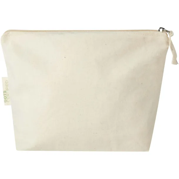 Orissa 180 g/m² organic toiletry bag 1L Natural