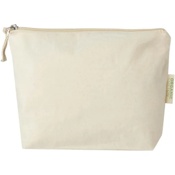 Orissa 180 g/m² organic toiletry bag 1L Natural