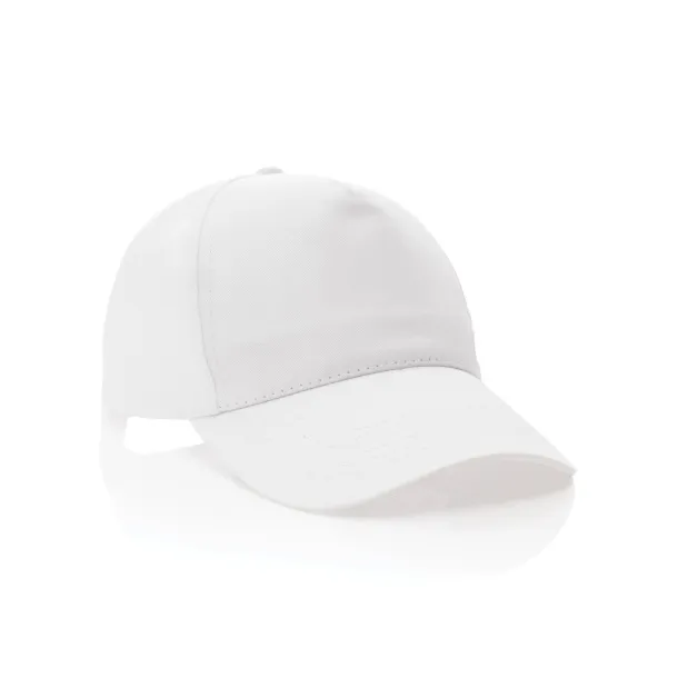 Impact 5 panel 190gr Rcotton cap with AWARE™ tracer - XD Collection White 