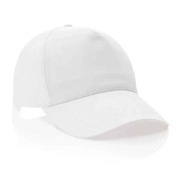 Impact 5 panel 190gr Rcotton cap with AWARE™ tracer - XD Collection White 