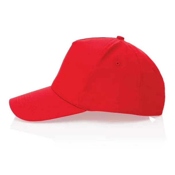 Impact 190gr kapa šilterica od recikliranog pamuka s AWARE™ tragačem - 5 panela - XD Collection Crvena 
