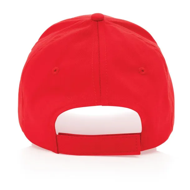 Impact 5 panel 190gr Rcotton cap with AWARE™ tracer - XD Collection Red 