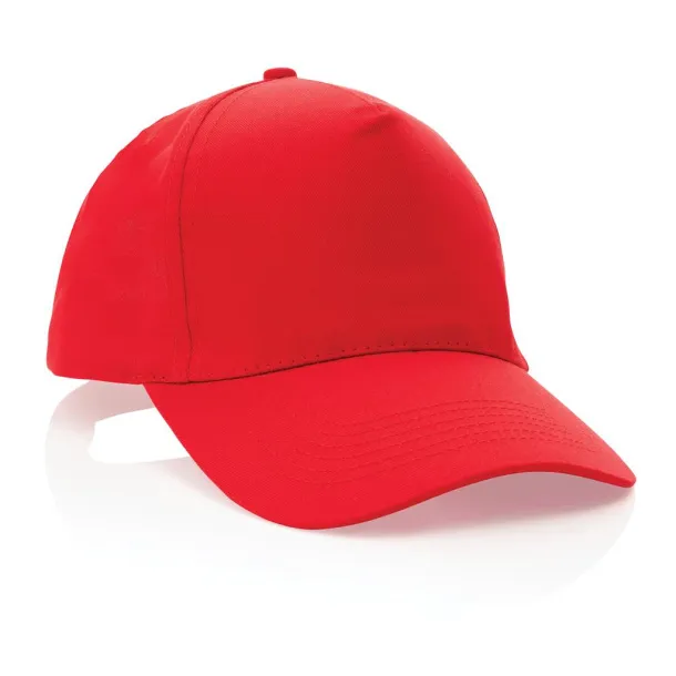 Impact 5 panel 190gr Rcotton cap with AWARE™ tracer - XD Collection Red 