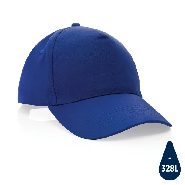 Impact 190gr kapa šilterica od recikliranog pamuka s AWARE™ tragačem - 5 panela - XD Collection Plava 