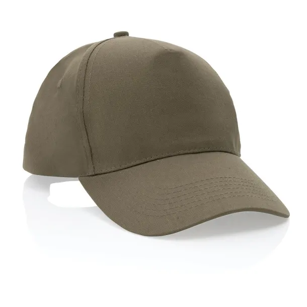 Impact 190gr kapa šilterica od recikliranog pamuka s AWARE™ tragačem - 5 panela - XD Collection Zelena 