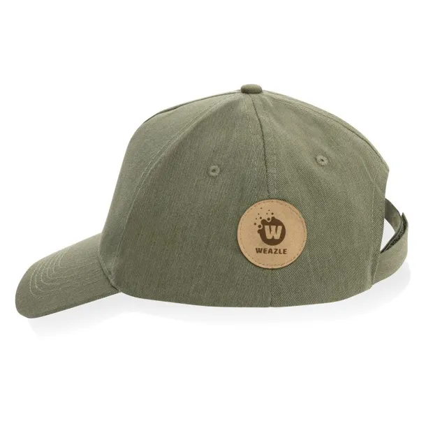 Impact 5 panel 190gr Rcotton cap with AWARE™ tracer - XD Collection Green 