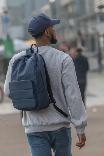 Impact 190gr kapa šilterica od recikliranog pamuka s AWARE™ tragačem - 5 panela - XD Collection Mornarsko plava 