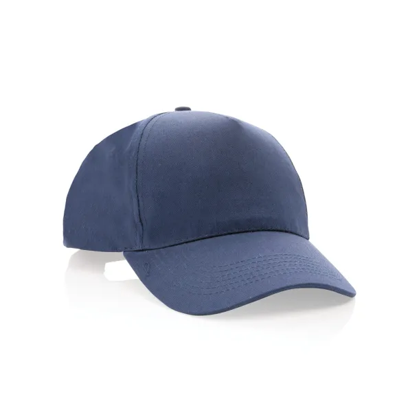 Impact 5 panel 190gr Rcotton cap with AWARE™ tracer - XD Collection Navy Blue 