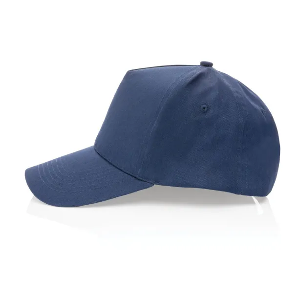 Impact 190gr kapa šilterica od recikliranog pamuka s AWARE™ tragačem - 5 panela - XD Collection Mornarsko plava 