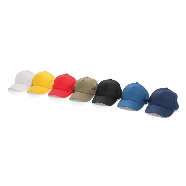 Impact 5 panel 190gr Rcotton cap with AWARE™ tracer - XD Collection Yellow 