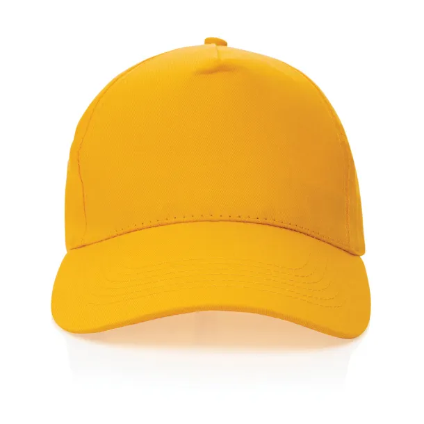 Impact 5 panel 190gr Rcotton cap with AWARE™ tracer - XD Collection Yellow 