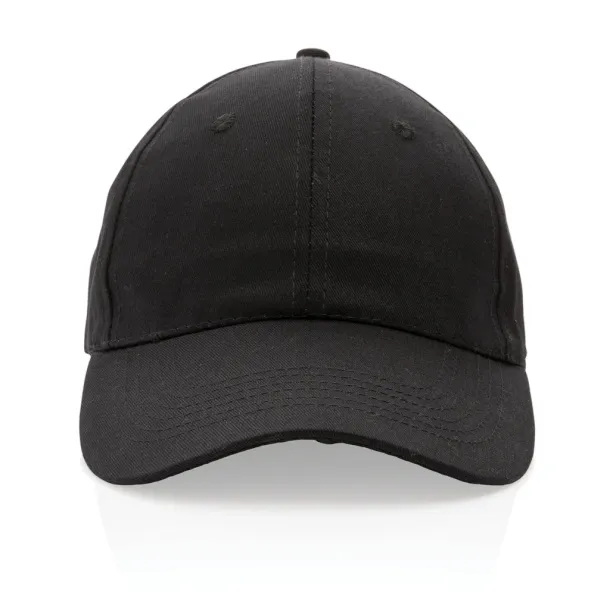 Impact 6 panel 190gr Rcotton cap with AWARE™ tracer - XD Collection Black 