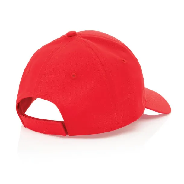 Impact 6 panel 190gr Rcotton cap with AWARE™ tracer - XD Collection Red 