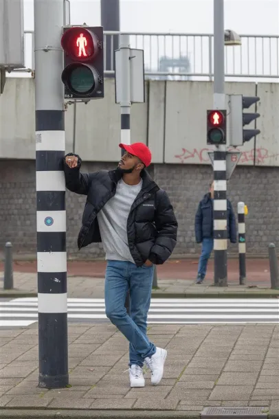 Impact 6 panel 190gr Rcotton cap with AWARE™ tracer - XD Collection Red 