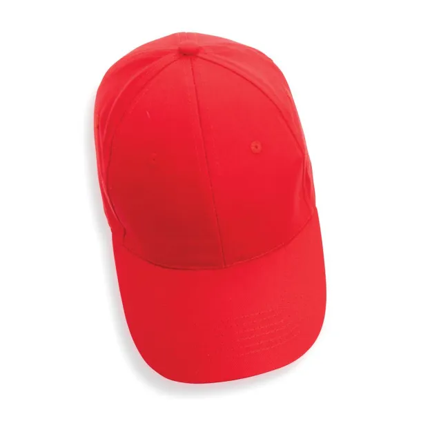 Impact 6 panel 190gr Rcotton cap with AWARE™ tracer - XD Collection Red 