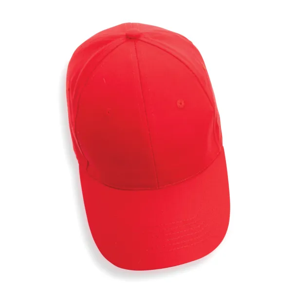 Impact 6 panel 190gr Rcotton cap with AWARE™ tracer - XD Collection Red 