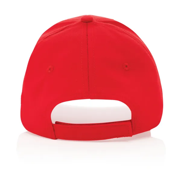 Impact 6 panel 190gr Rcotton cap with AWARE™ tracer - XD Collection Red 