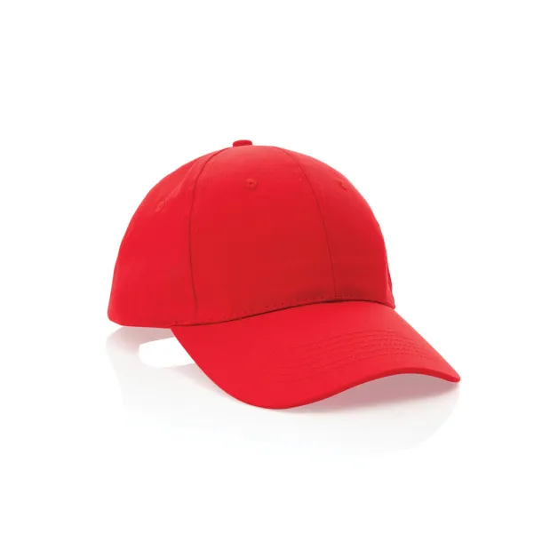 Impact 6 panel 190gr Rcotton cap with AWARE™ tracer - XD Collection Red 