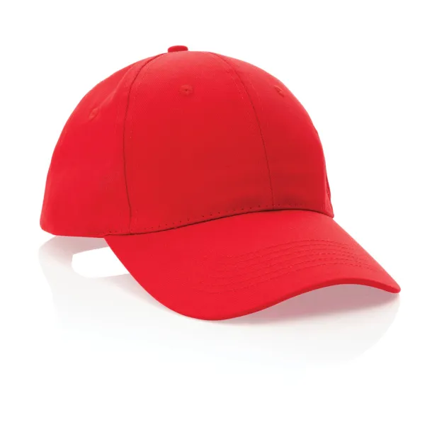 Impact 6 panel 190gr Rcotton cap with AWARE™ tracer - XD Collection Red 