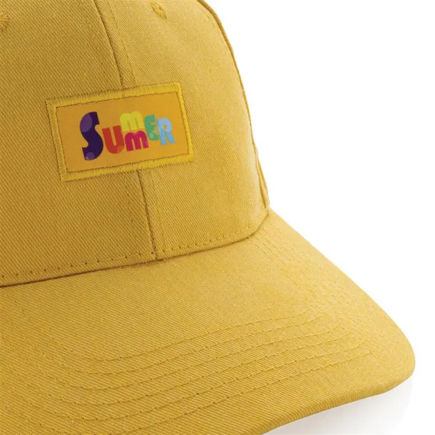 Impact 6 panel 190gr Rcotton cap with AWARE™ tracer - XD Collection Yellow 