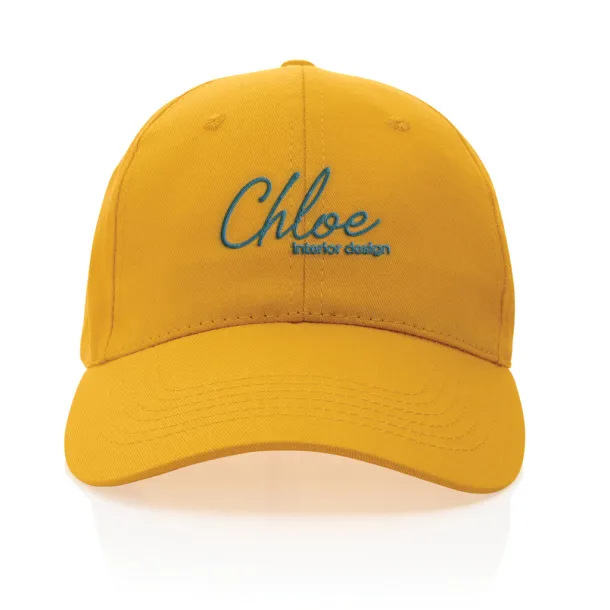 Impact 6 panel 190gr Rcotton cap with AWARE™ tracer - XD Collection Yellow 