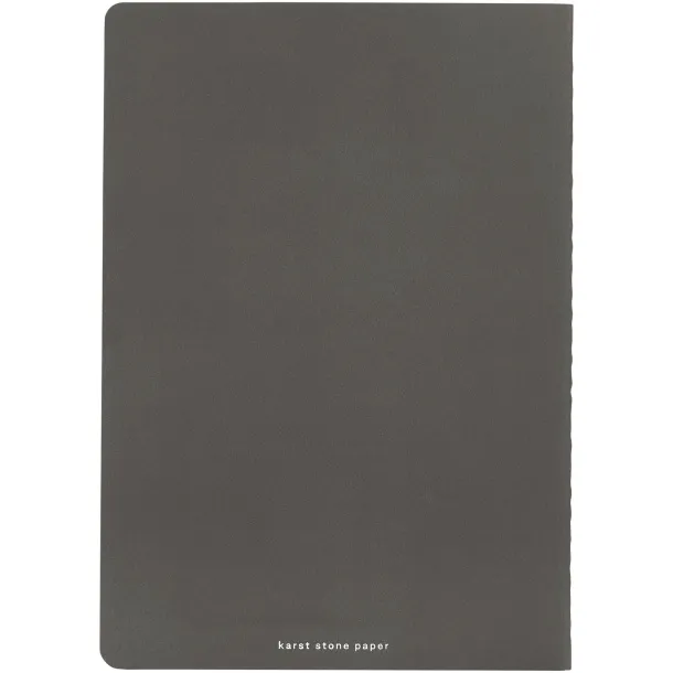 Karst® 2-dijelni set dnevnika od kamenog papira A5 - Karst® Slate grey