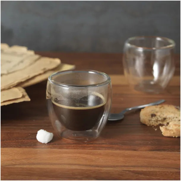 Boda 2-djelni set šalica za espresso, 80 ml - Seasons Bijela
