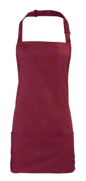  'COLOURS COLLECTION’ 2 IN 1 APRON - Premier Burgundy