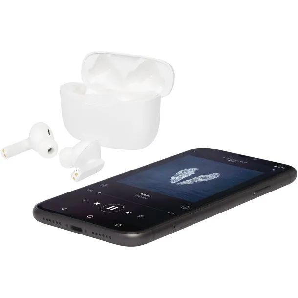 Essos 2.0 True Wireless auto pair earbuds with case White