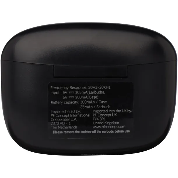 Essos 2.0 True Wireless auto pair earbuds with case Crna