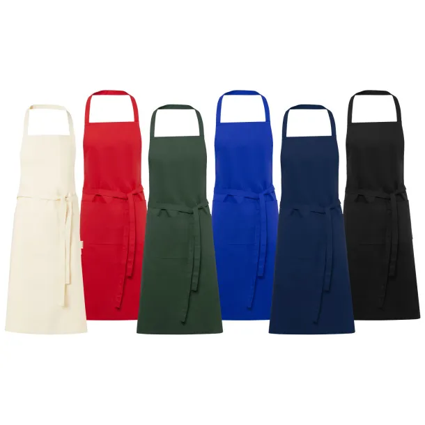 Orissa 200 g/m2 GOTS organic cotton apron Solid black