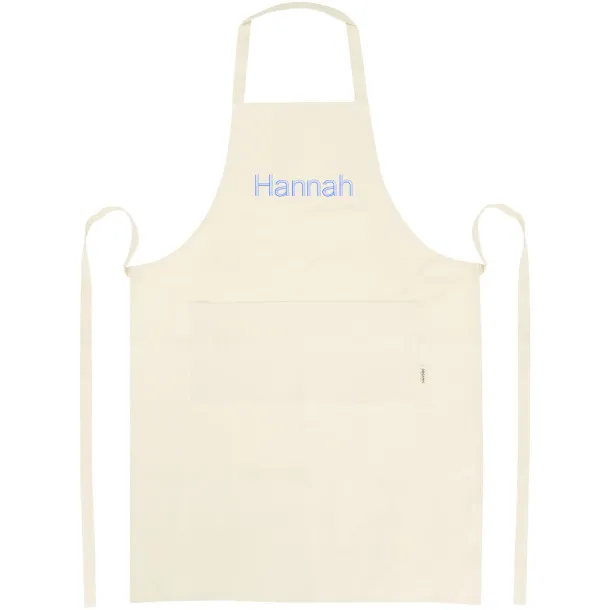 Orissa 200 g/m2 GOTS organic cotton apron Natural