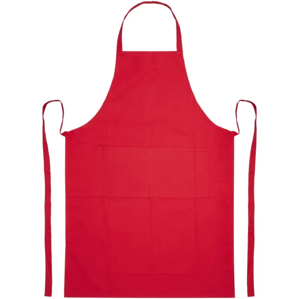 Orissa 200 g/m2 GOTS organic cotton apron Red