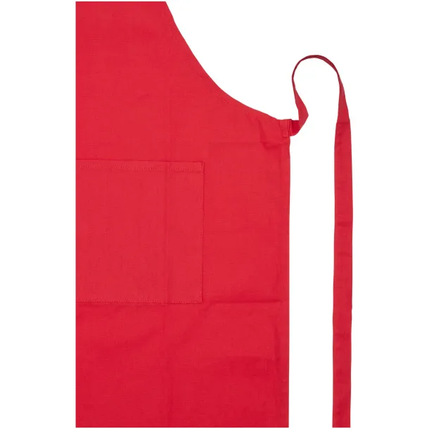 Orissa 200 g/m2 GOTS organic cotton apron Red