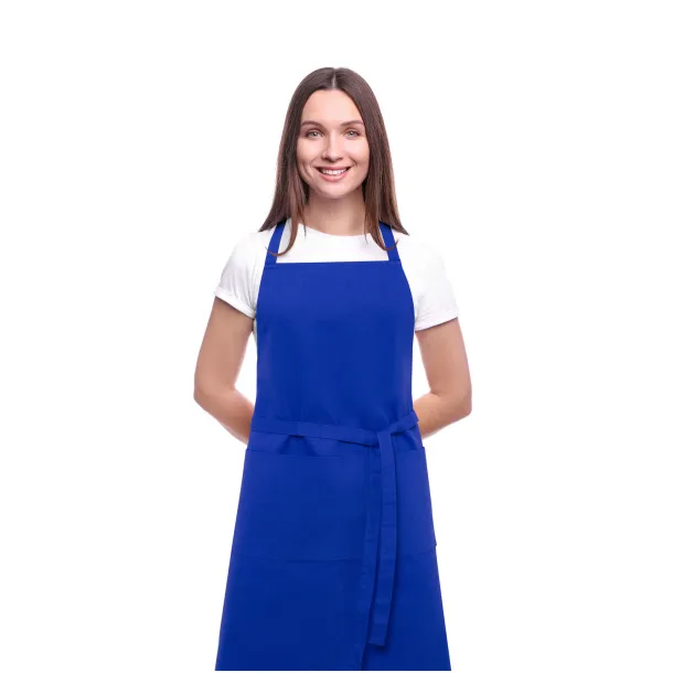 Orissa 200 g/m2 GOTS organic cotton apron Royal blue