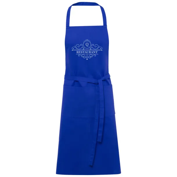 Orissa 200 g/m2 GOTS organic cotton apron Royal blue