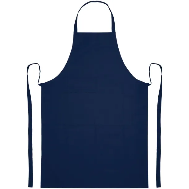 Orissa 200 g/m2 GOTS organic cotton apron Navy Blue