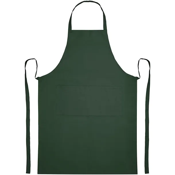 Orissa 200 g/m2 GOTS organic cotton apron Forest green