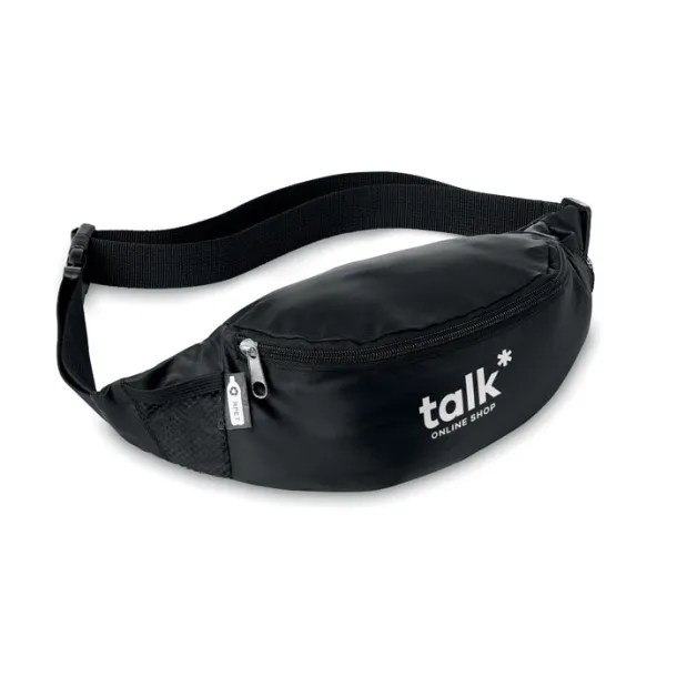 HULABAG Waist bag in 210D RPET poly Black