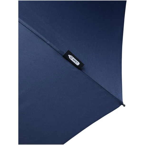 Birgit 21'' foldable windproof recycled PET umbrella - Unbranded Navy Blue