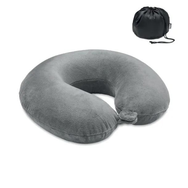 DREAMS Travel Pillow in 210D RPET Grey