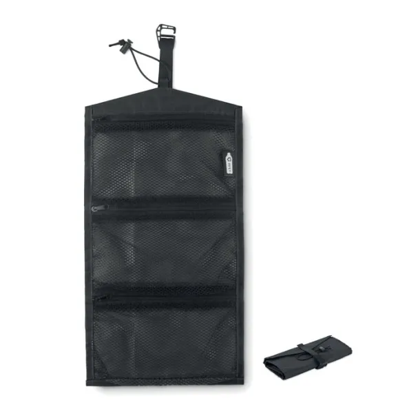 TRAVELI 210RPET travel cable organizer Black