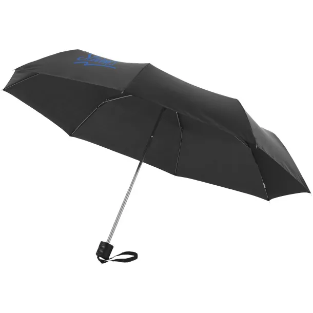 Ida 21.5" foldable umbrella - Unbranded Solid black